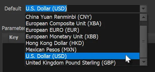 default-list-of-values