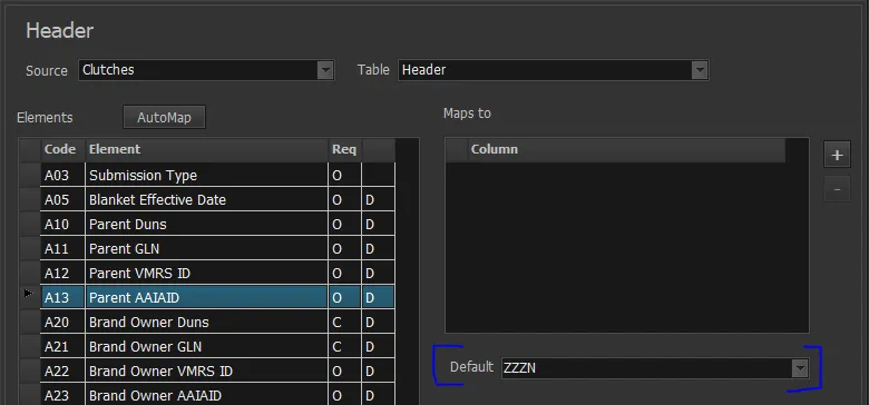 default-value-mapping