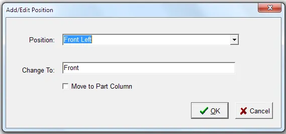 Position Change To example